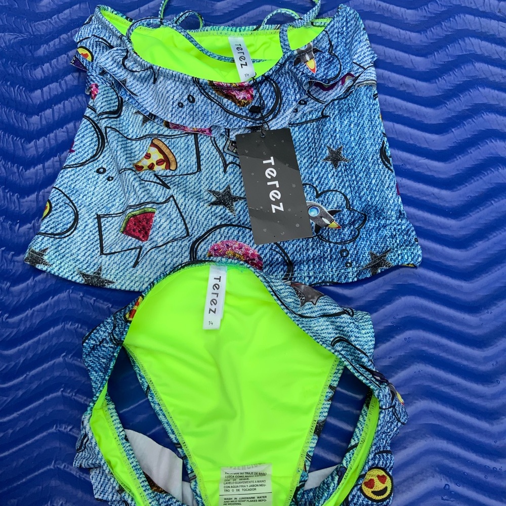 New With Tags Terez Girls lTankini Swimsuit - Picture 8 of 15